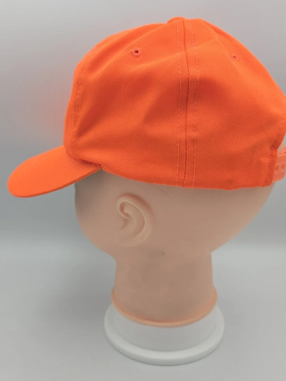 Vintage Youngan Youth Solid Orange Adjustable Snapback Hat